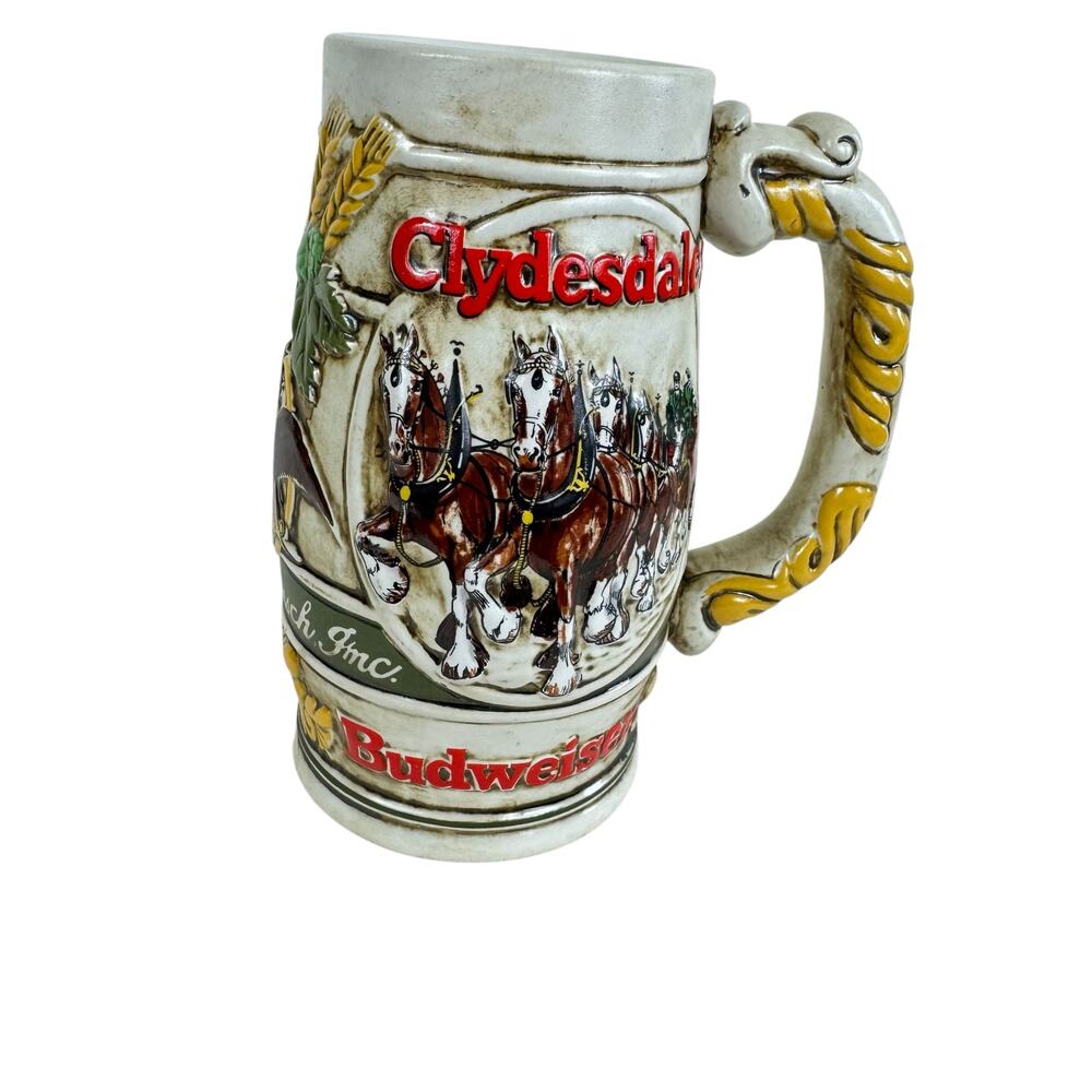 Vintage Budweiser Anheuser‎ Busch 1983 Clydesdale Beer Stein